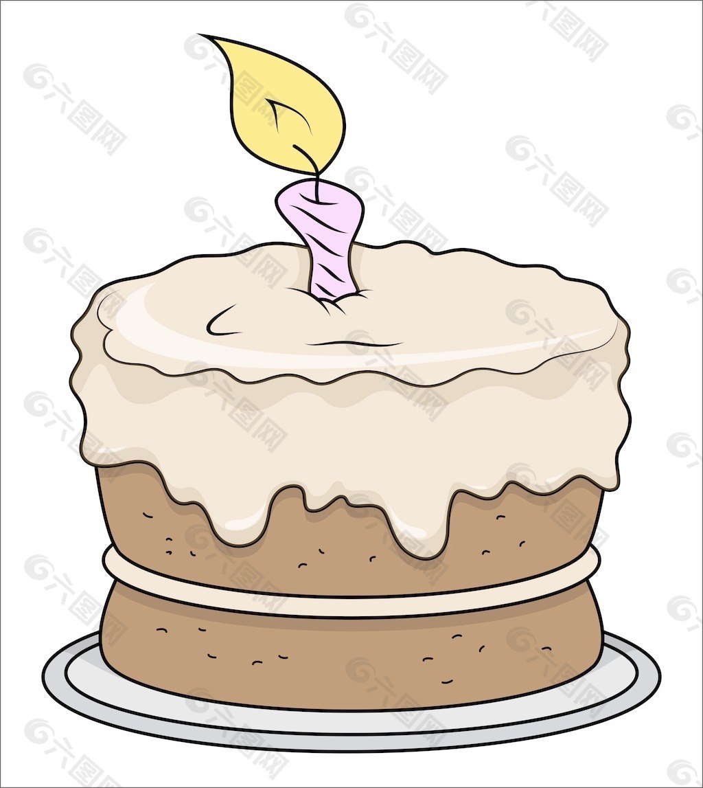 生日蛋糕动漫图片简单图片