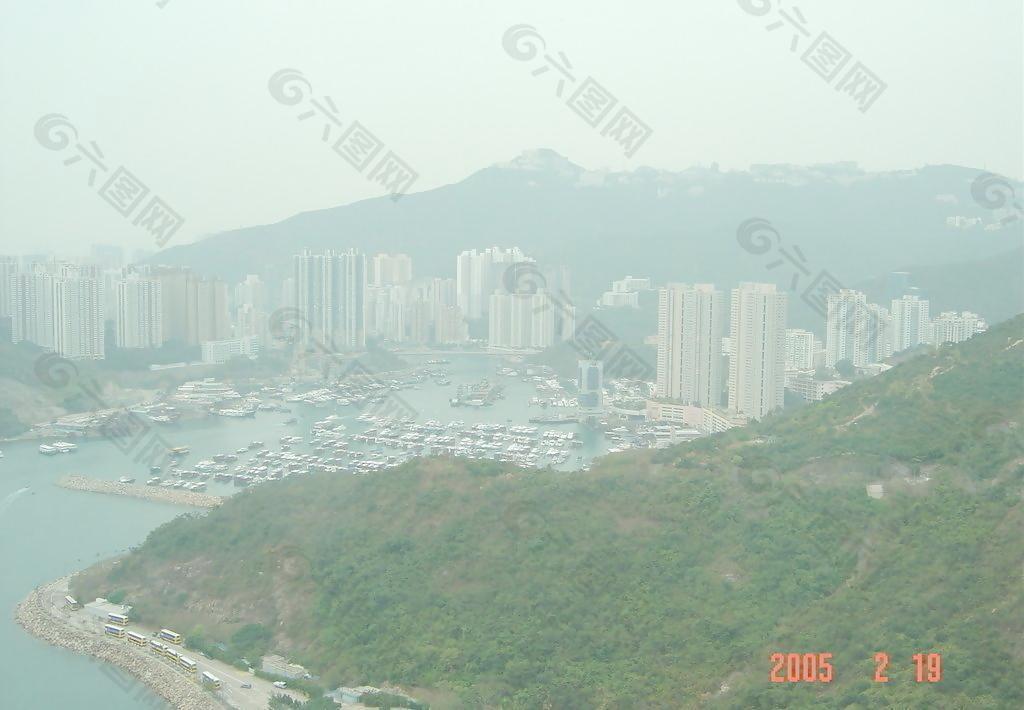 香港雾景图片