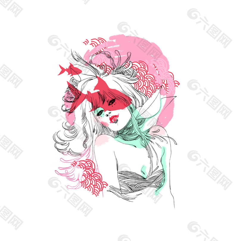 位图 插画 插画师 Marguerite Sauvage 免费素材