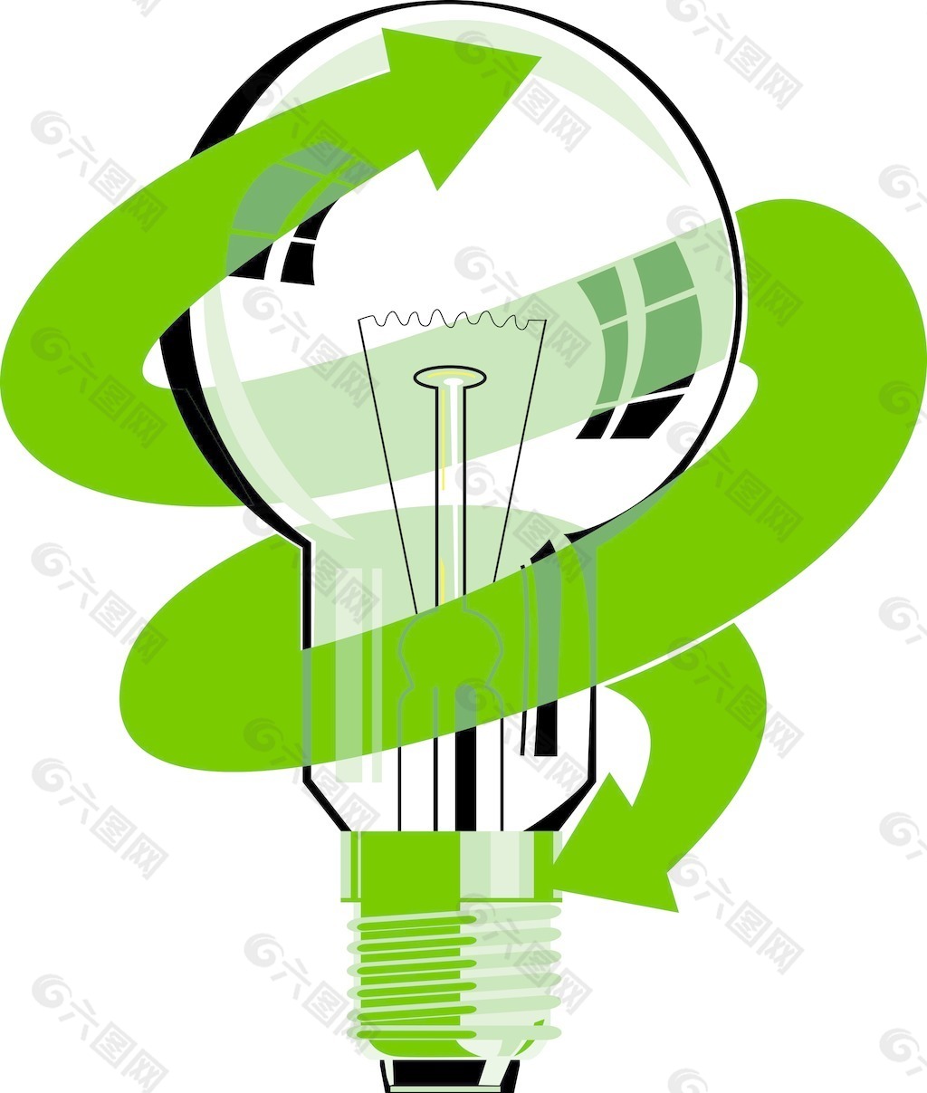 绿色电灯泡头像图片