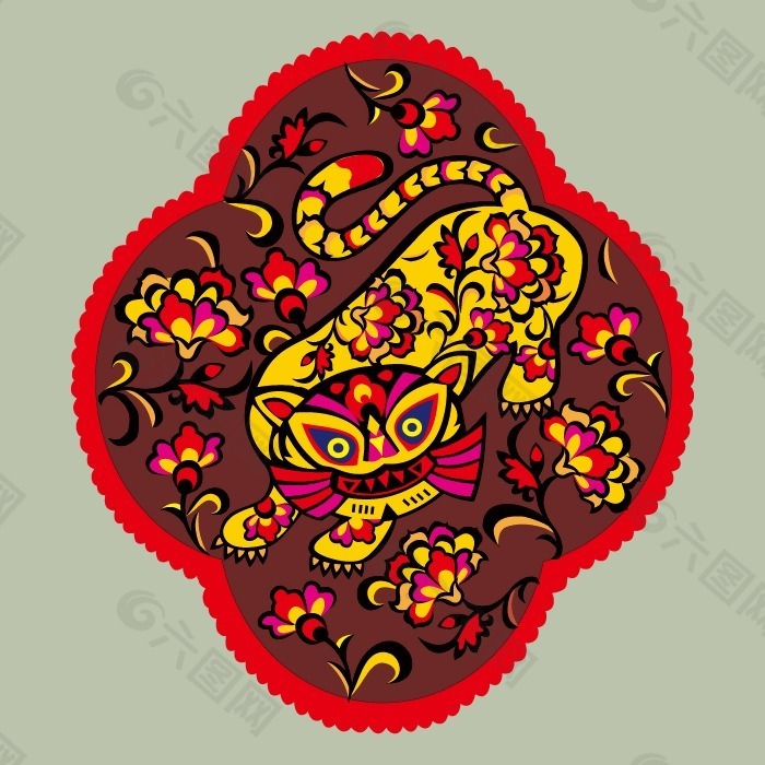 印花矢量图 T恤图案 植物 花朵 动物 免费素材