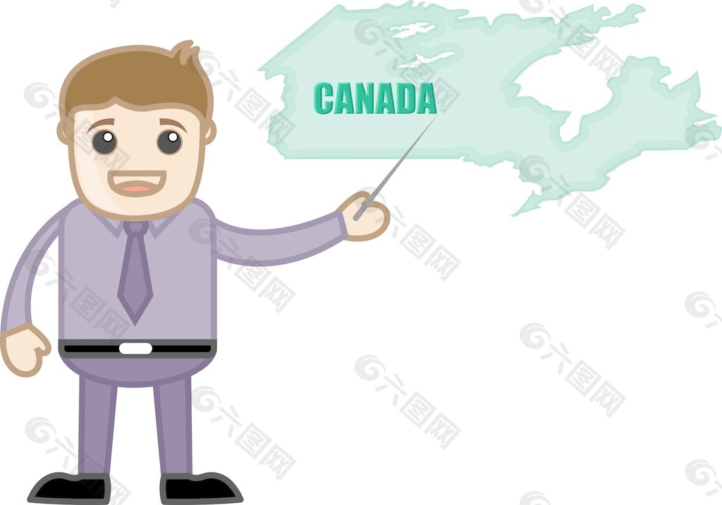 加拿大卡通人物形象图片