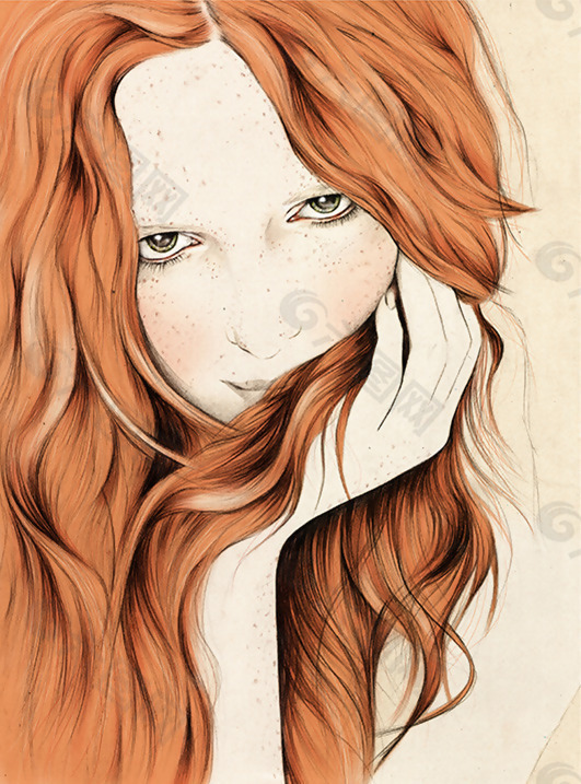 位图 插画 时尚插画 人物插画 插画师 免费素材