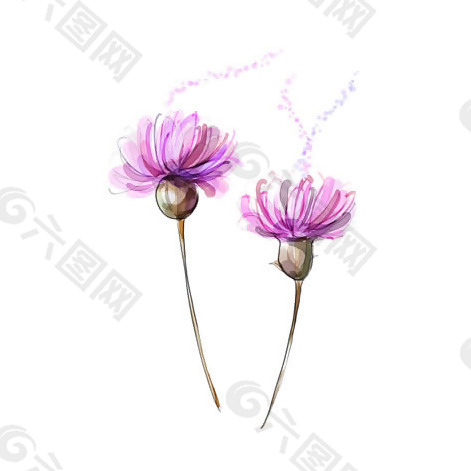 位图 植物 写意花卉 花朵 免费素材