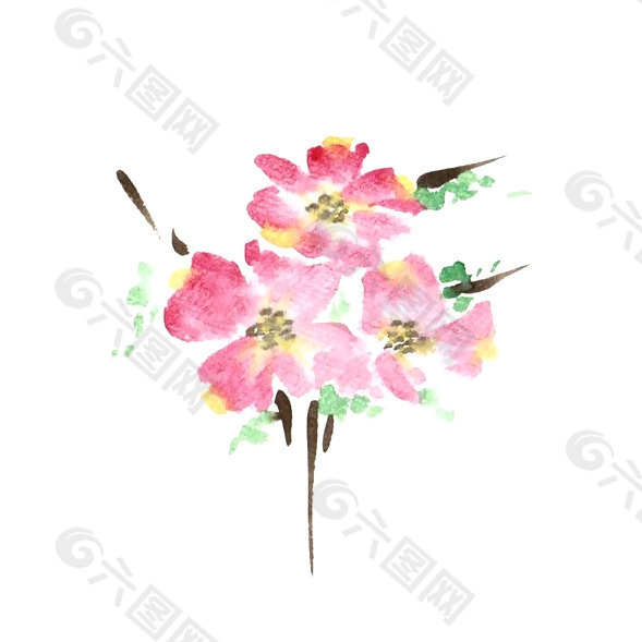 位图 植物 写意花卉 花朵 免费素材