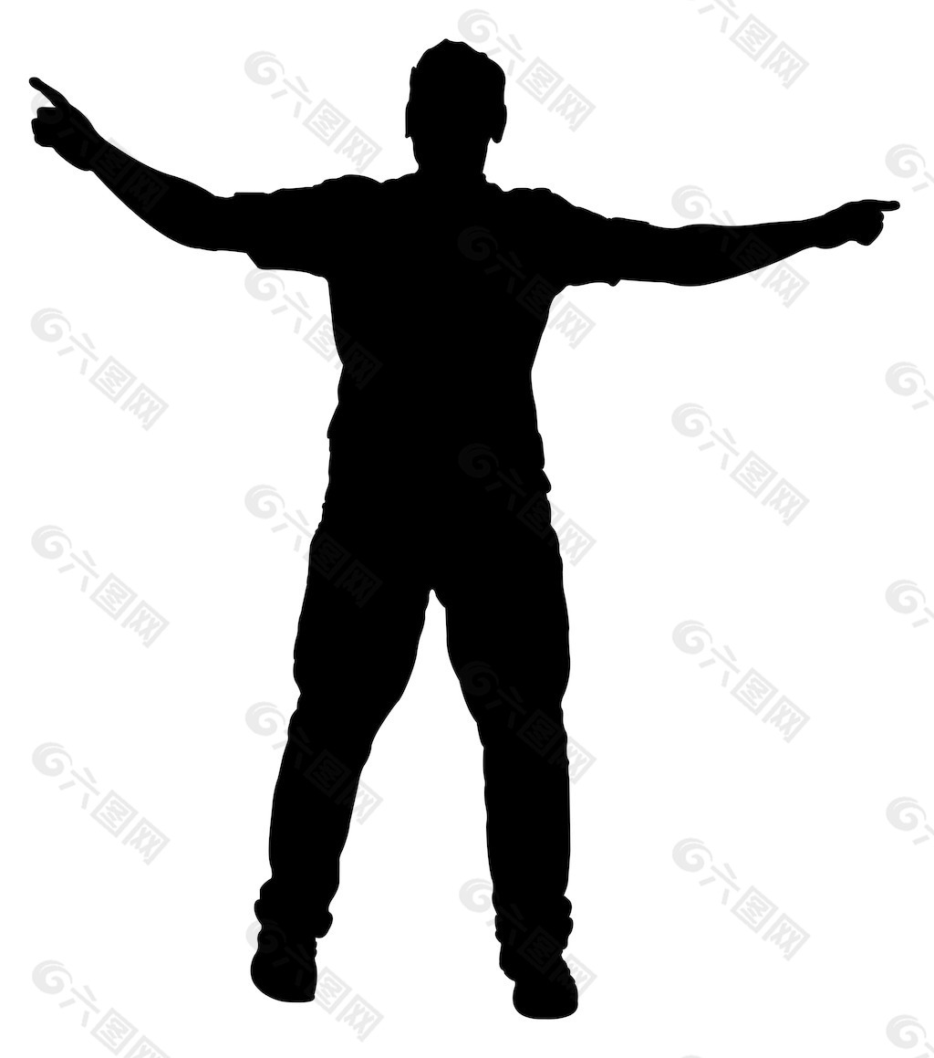 男人站姿形