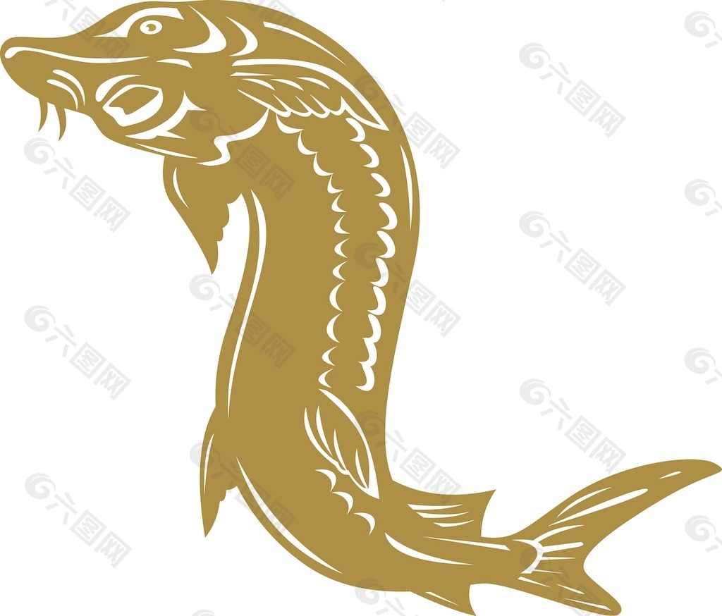 从海洋或海的鲟鱼鱼 向量例证. 插画 包括有 蓝色, 鱼子酱, 现有量, 海运, 敌意, 海洋, 象征 - 134590274