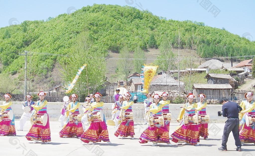 民族特色 舞蹈 象帽舞 朝鲜族舞蹈 民族文化 民族艺术图片
