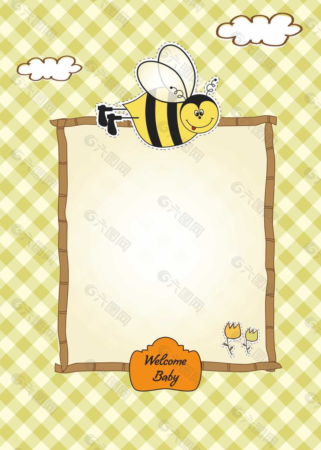 小蜜蜂相框