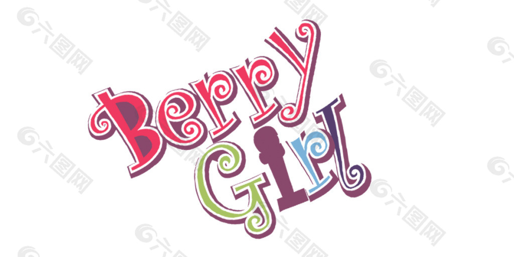Berry Girl艺术字