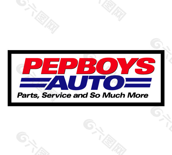 Pep_Boys_Auto logo设计欣赏 Pep_Boys_Auto名车logo欣赏下载标志设计欣赏