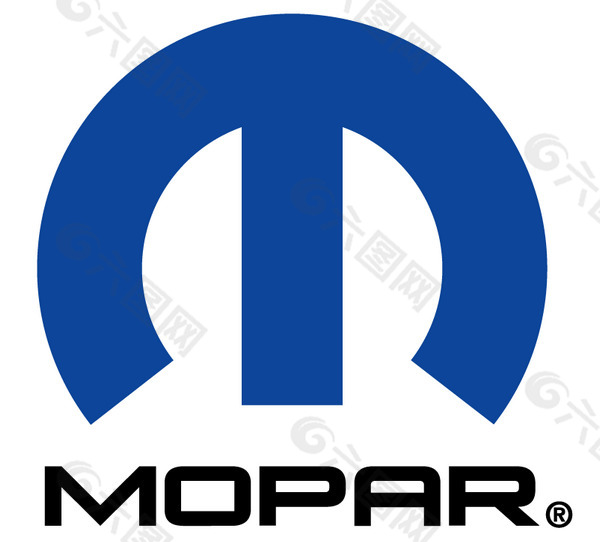 Mopar(1) logo设计欣赏 Mopar(1)汽车logo图下载标志设计欣赏