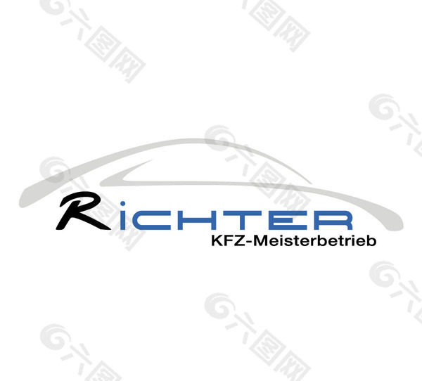 KFZ_Richter_Meisterbetrieb logo设计欣赏 KFZ_Richter_Meisterbetrieb汽车logo大全下载标志设计欣赏