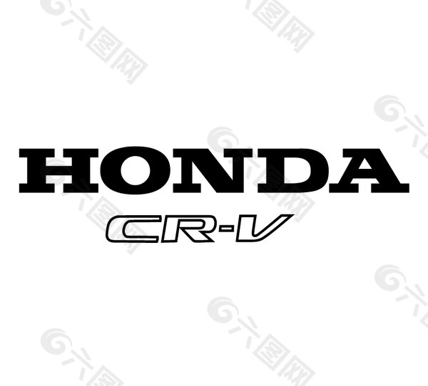 Honda_CR-V logo设计欣赏 Honda_CR-V矢量名车标志下载标志设计欣赏