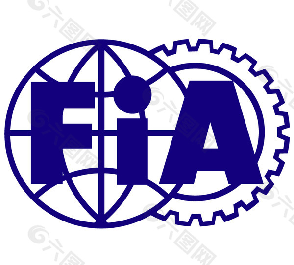 FiA(1) logo设计欣赏 FiA(1)矢量名车标志下载标志设计欣赏