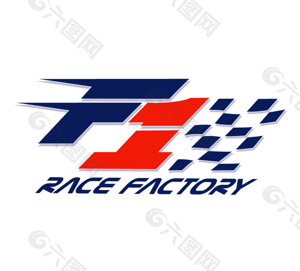 f1_race_factory logo設計欣賞 f1_race_factory矢量汽車標誌下載標誌