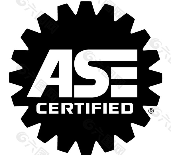 ASE_Certified logo设计欣赏 ASE_Certified汽车标志图下载标志设计欣赏