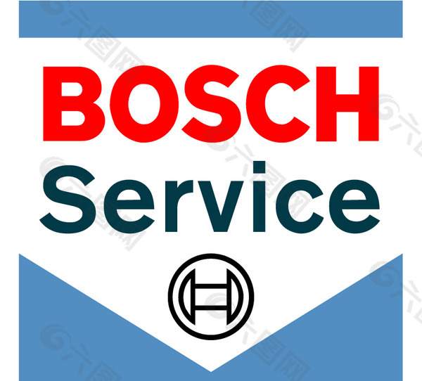 bosch_service logo设计欣赏 bosch_service汽车标志图下载标志设计