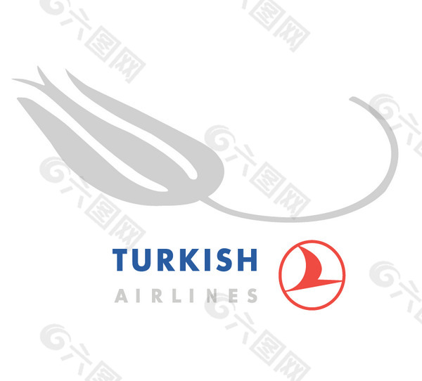 Turkish_Airlines_2005 logo设计欣赏 Turkish_Airlines_2005民航标志下载标志设计欣赏