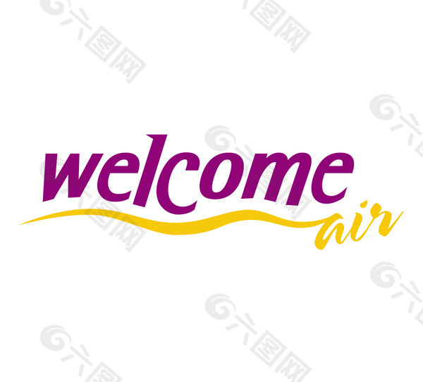 Welcome_Air logo设计欣赏 Welcome_Air民航标志下载标志设计欣赏