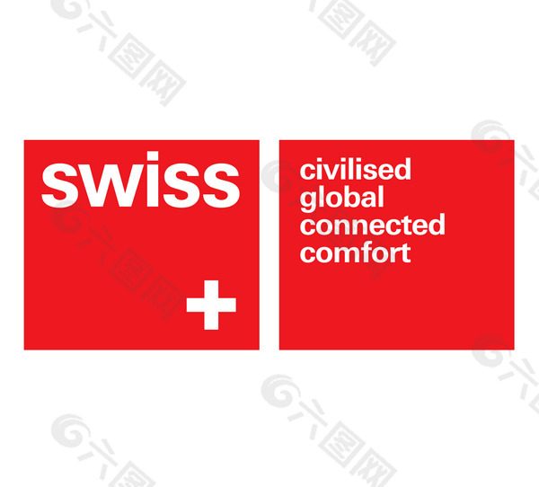 Swiss_Air_Lines logo设计欣赏 Swiss_Air_Lines航空标志下载标志设计欣赏