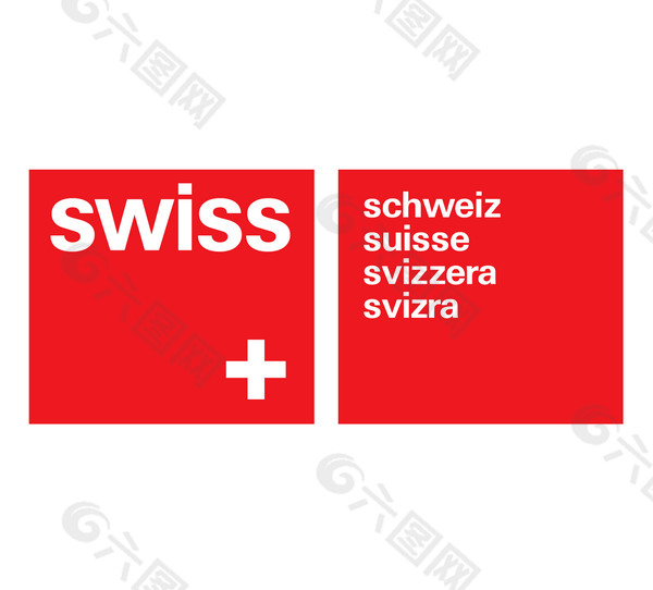 swiss_air_lines(6) logo設計欣賞 swiss_air_lines(6)航空標誌下載