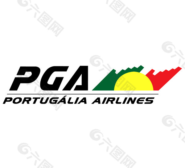 PGA logo设计欣赏 PGA民航业LOGO下载标志设计欣赏