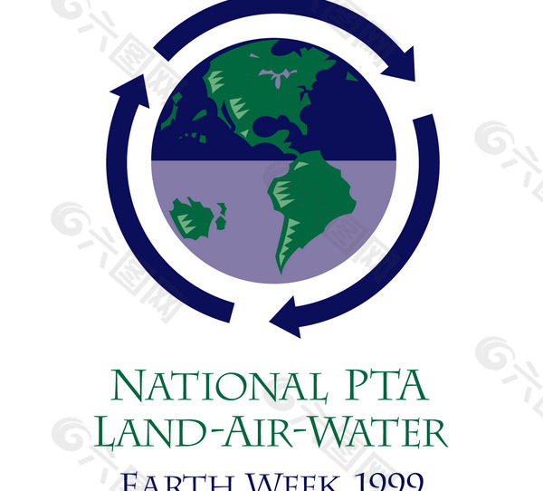 National_PTA_Land-Air-Water logo设计欣赏 National_PTA_Land-Air-Water民航业LOGO下载标志设计欣赏