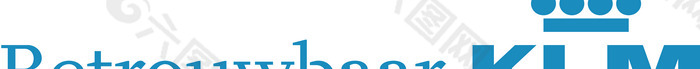 KLM(2) logo设计欣赏 KLM(2)民航业标志下载标志设计欣赏