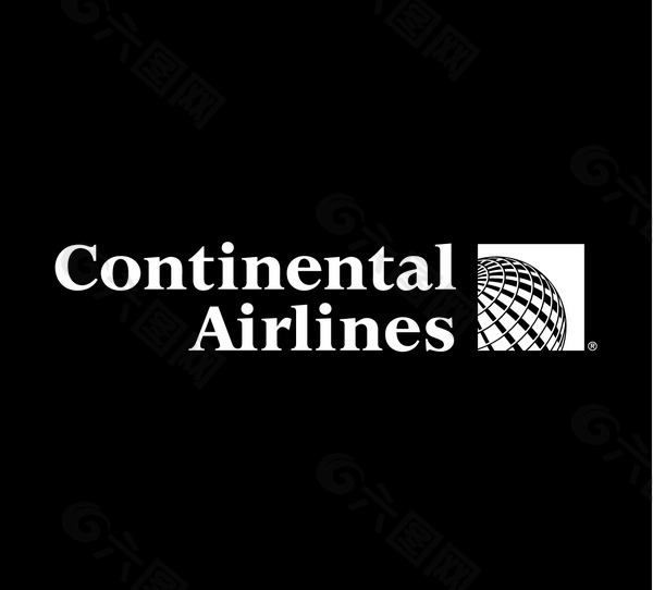 Continental_Airlines(6) logo设计欣赏 Continental_Airlines(6)航空业标志下载标志设计欣赏