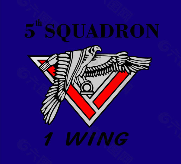 5th_Squadron_1_Wing logo设计欣赏 5th_Squadron_1_Wing航空公司标志下载标志设计欣赏