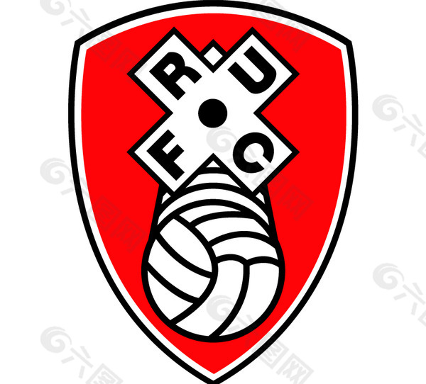 Rotherham United FC logo设计欣赏 Rotherham United FC下载标志设计欣赏