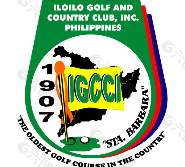 Iloilo Golf Country Club logo设计欣赏 Iloilo Golf Country Club下载标志设计欣赏