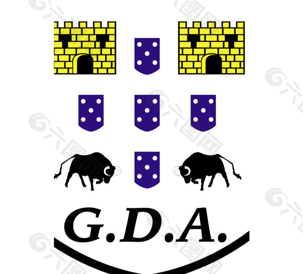 GD Atouguiense logo设计欣赏 GD Atouguiense下载标志设计欣赏