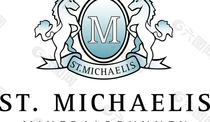 St Michaelis Mineralbrunnen logo设计欣赏 St Michaelis Mineralbrunnen下载标志设计欣赏