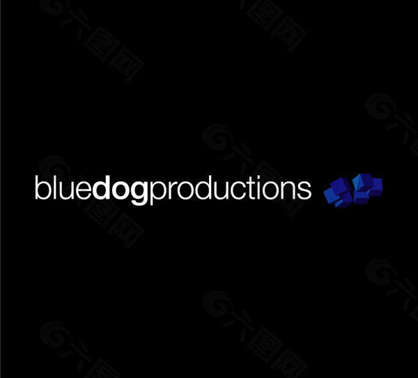 Blue Dog Productions logo设计欣赏 Blue Dog Productions下载标志设计欣赏