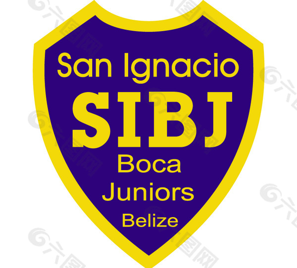 San Ignacio Boca Juniors logo设计欣赏 San Ignacio Boca Juniors下载标志设计欣赏