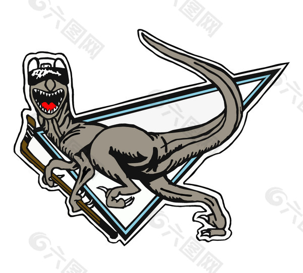 Raptors Hockey logo设计欣赏 Raptors Hockey下载标志设计欣赏