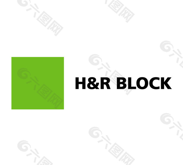 H R Block logo设计欣赏 H R Block下载标志设计欣赏