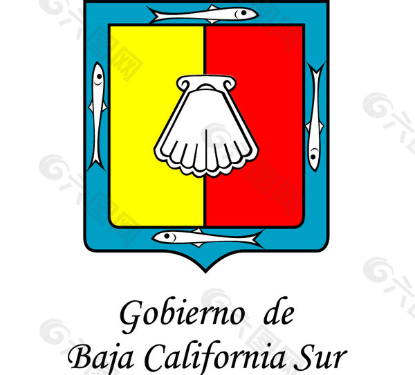 Gobierno de Baja California Sur logo设计欣赏 Gobierno de Baja California Sur下载标志设计欣赏