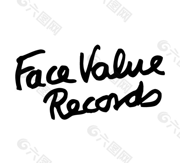 Face Value Records logo设计欣赏 Face Value Records下载标志设计欣赏