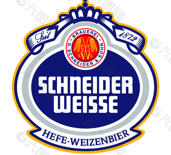 Schneider Weisse logo设计欣赏 Schneider Weisse下载标志设计欣赏