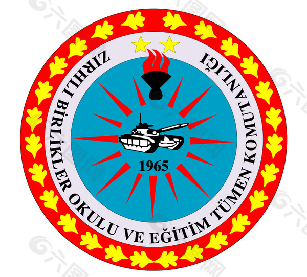 Zirhli Birlikler Okulu Ve Egitim logo设计欣赏 Zirhli Birlikler Okulu Ve Egitim下载标志设计欣赏