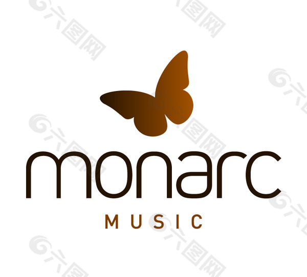 Monarc Music logo设计欣赏 Monarc Music下载标志设计欣赏