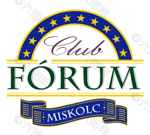 Club Forum Miskolc logo设计欣赏 Club Forum Miskolc下载标志设计欣赏