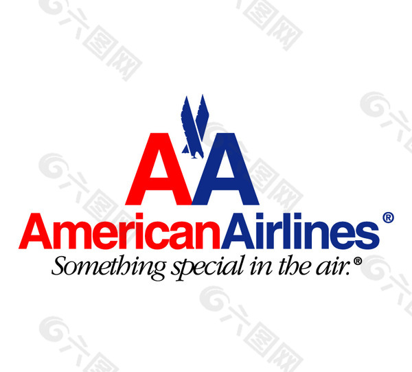 American Airlines logo设计欣赏 American Airlines下载标志设计欣赏