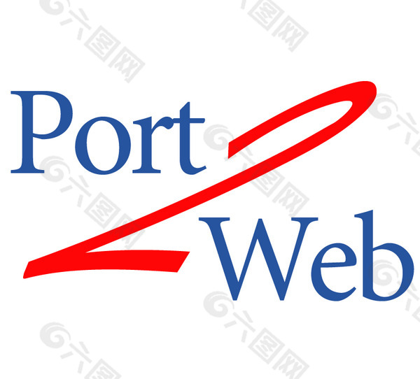 Port2Web logo设计欣赏 Port2Web下载标志设计欣赏
