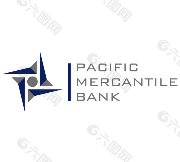 Pacific Mercantile Bank logo设计欣赏 Pacific Mercantile Bank下载标志设计欣赏