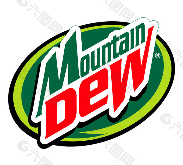 Mountain Dew logo设计欣赏 Mountain Dew下载标志设计欣赏