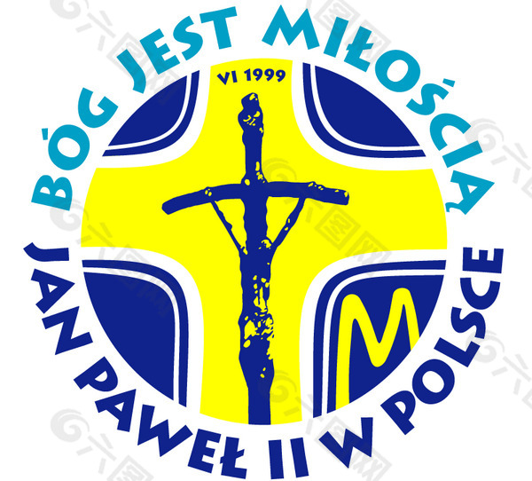 Jan Pawel II W Polsce logo设计欣赏 Jan Pawel II W Polsce下载标志设计欣赏